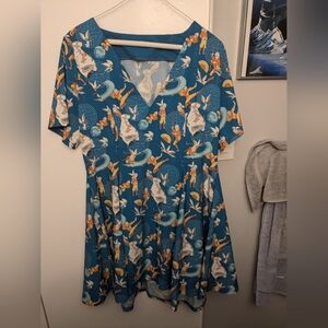 Black Milk Avatar Evil Vee Dress, Large